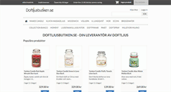 Desktop Screenshot of doftljusbutiken.se