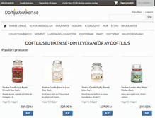 Tablet Screenshot of doftljusbutiken.se